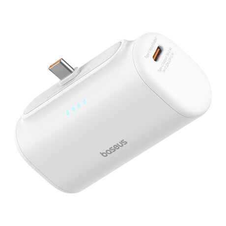 Baseus Compact P10068306213-00 Lithium-ion power bank 5000 mAh White