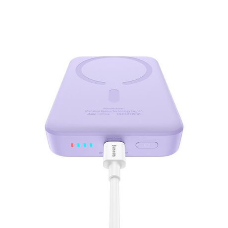 Baseus P10059001513-00 Lithium polymer (LiPo) power bank 10000 mAh Wireless charging Purple