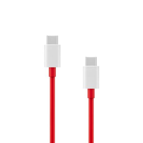 OnePlus SUPERVOOC Charger Ports USB-A and USB-C + USB-C cable 120 W White