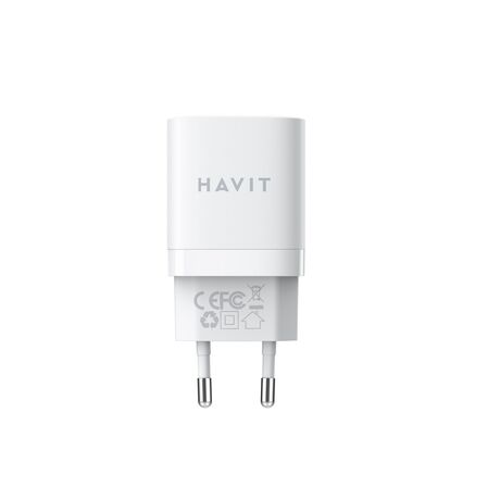 Havit UC30 EU - GaN two-port travel charger 33 W, white