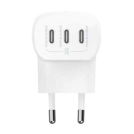 Belkin WCC002VFWH mobile device charger Laptop, Smartphone, Tablet White AC Fast charging Indoor