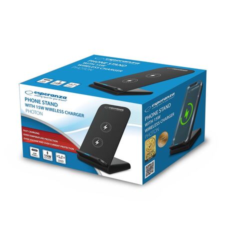 Esperanza EZC101 Wireless Charger Desk Stand for Phone