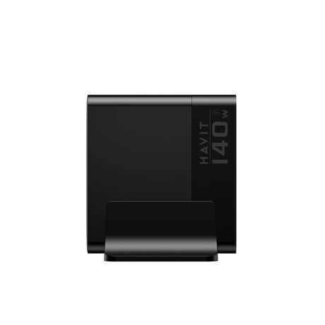 Havit UCLE004 EU - GaN five-port travel charger 140 W, black