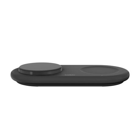 Belkin WIZ021VFBK - 2-in-1 wireless charging pad with Qi2 technology 15 W, black