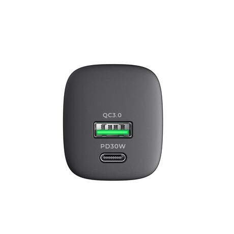Havit UC30 EU - GaN two-port travel charger 33 W, black