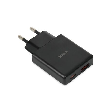 iBOX C-43 Slim GaN PD30W Wall charger, Black