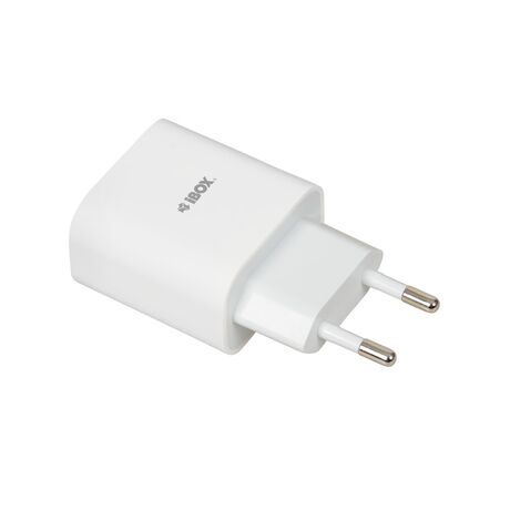 Wall charger iBOX C-37 GaN PD20W, white