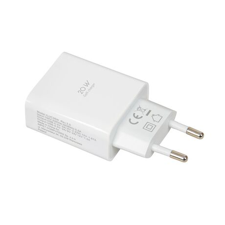 Wall charger iBOX C-36 GaN PD20W, white