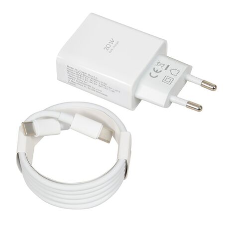 Wall charger iBOX C-36 GaN PD20W, white