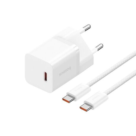 Baseus P10110902213-01 USB-C GaN5 mini 30W mains charger White