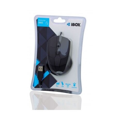 iBox i005 mouse Ambidextrous USB Type-A Laser 1600 DPI