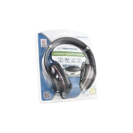 Esperanza EH141K headphones/headset Head-band Black