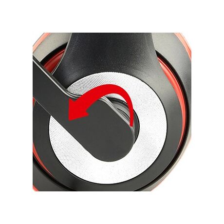 Gembird MHS-03-BKRD headphones/headset Wired Head-band Gaming Black, Red