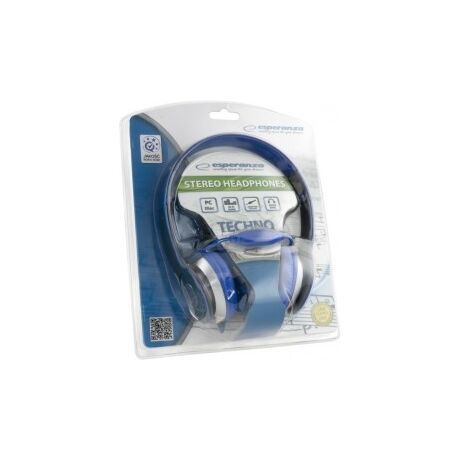 Esperanza EH145B headphones/headset Wired Head-band Music Blue