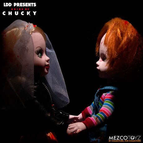 Living Dead Dolls Chucky and Tifanny pack 2 figures 25cm 696198942804
