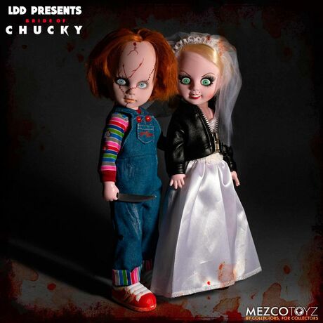Living Dead Dolls Chucky and Tifanny pack 2 figures 25cm 696198942804