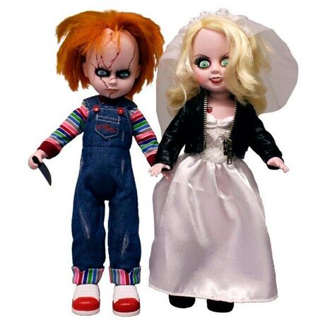 Living Dead Dolls Chucky and Tifanny pack 2 figures 25cm 696198942804