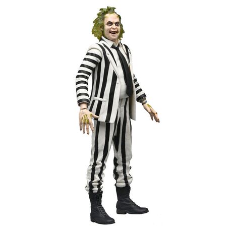 Beetlejuice - Beetlejuice 1988 Black and White Striped Suit figure 18cm 634482607435
