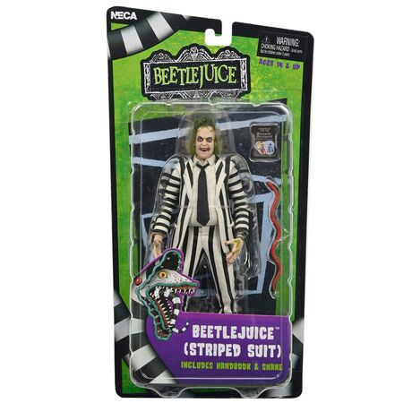 Beetlejuice - Beetlejuice 1988 Black and White Striped Suit figure 18cm 634482607435