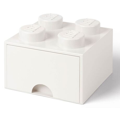 Contenitore LEGO Brick 4 Cassetto Bianco RCL 40051735