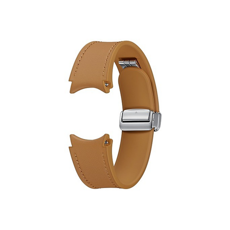 Samsung Galaxy Watch 6 D-Buckle Hybrid Eco-Leather Band Camel (M/L)