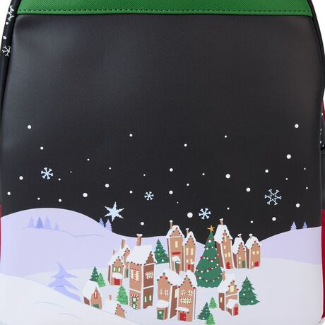 LOUNGEFLY Loungefly Disney Nightmare Before Christmas Journey to Christmas Town backpack