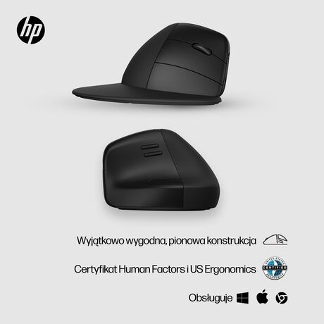 HP Wireless Mouse 920 Ergo Vertical Black