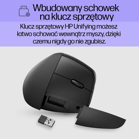 HP Wireless Mouse 920 Ergo Vertical Black