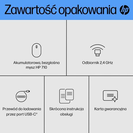 HP 710 Rechargeable Silent Mouse