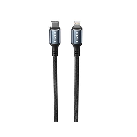 Havit CB6311 - USB Type C to Lightning cable, 1 m (black)