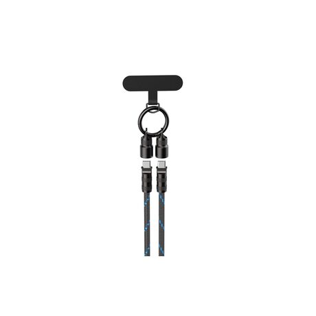 Havit CB6340 - charging cable, 1.2m (black/blue)