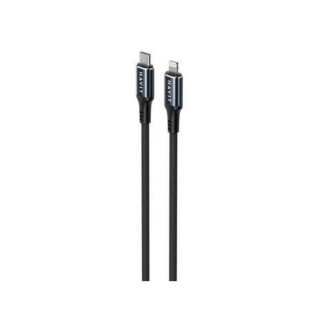 Havit CB6311 - USB Type C to Lightning cable, 1 m (black)