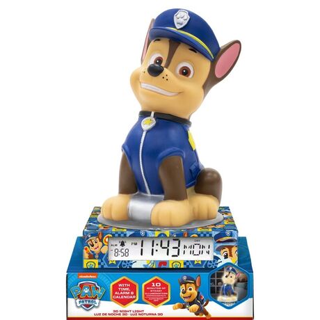 KIDS LICENSING Paw Patrol 3D lamp with alarm clock