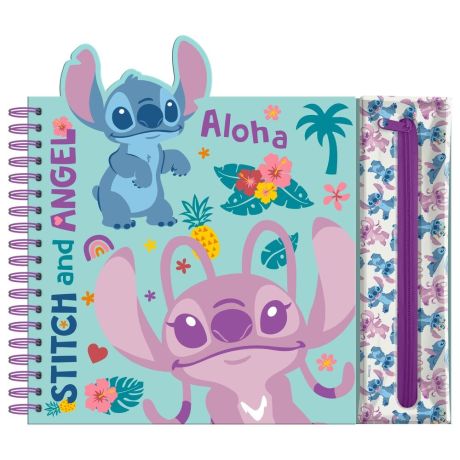 KIDS LICENSING Disney Stitch Activity notebook with removable case