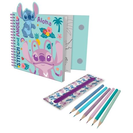 KIDS LICENSING Disney Stitch Activity notebook with removable case