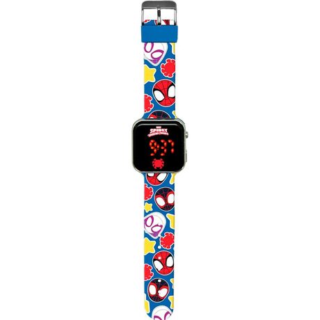 KIDS LICENSING Marvel Spidey the Amazing Friends led watch