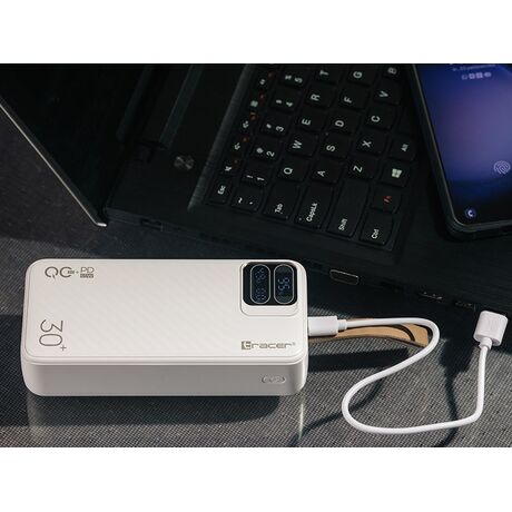 Tracer Blaze 30000 mAh 65 W, White