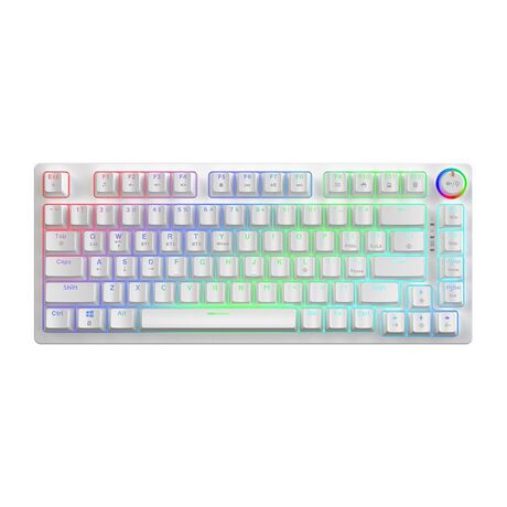 Savio Phenix WHITE GAT RED keyboard Gaming Bluetooth QWERTY International EER