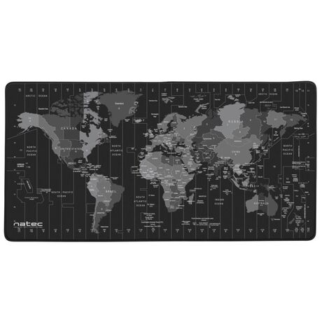 Natec mouse pad time zone maps maxi npo-1119
