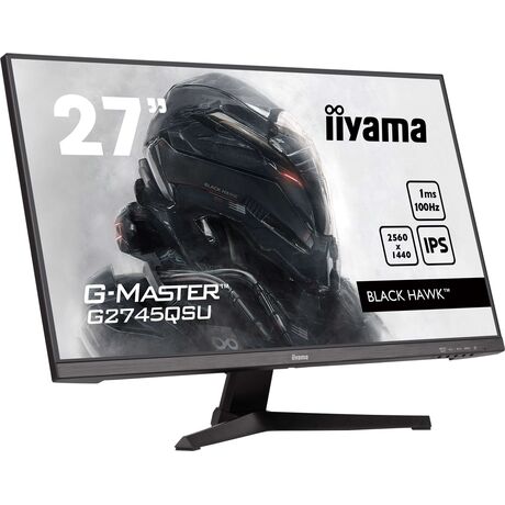 iiyama G-MASTER G2745QSU-B2 computer monitor 68.6 cm (27") 2560 x 1440 pixels Wide Quad HD LED Black