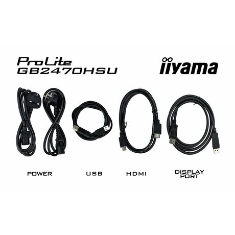 iiyama G-MASTER GB2470HSU-B6 computer monitor 60.5 cm (23.8") 1920 x 1080 pixels Full HD LCD Black