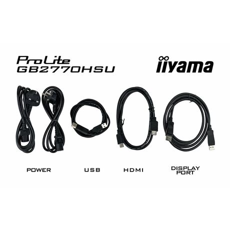 iiyama G-MASTER GB2770HSU-B6 computer monitor 68.6 cm (27") 1920 x 1080 pixels Full HD LCD Black