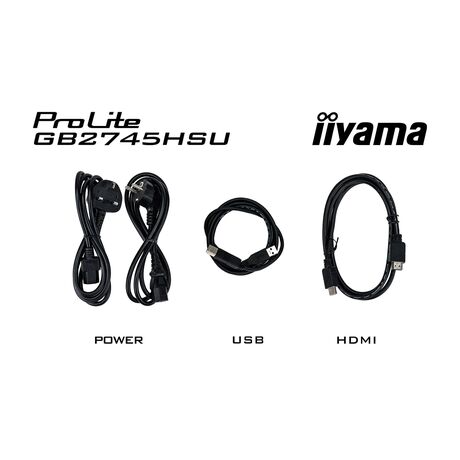 iiyama G-MASTER GB2745HSU-B2 LED display 68.6 cm (27") 1920 x 1080 pixels Full HD Black