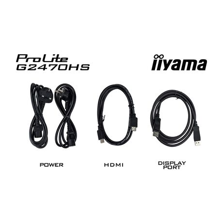 iiyama G-MASTER G2470HS-B1 computer monitor 60.5 cm (23.8") 1920 x 1080 pixels Full HD LCD Black