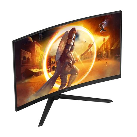 AOC G4 CQ32G4VE computer monitor 81.3 cm (32") 2560 x 1440 pixels Quad HD LCD Black, Grey