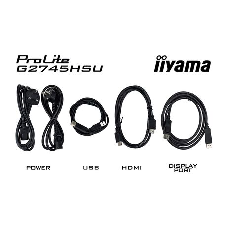 iiyama G-MASTER G2745HSU-B2 LED display 68.6 cm (27") 1920 x 1080 pixels Full HD Black