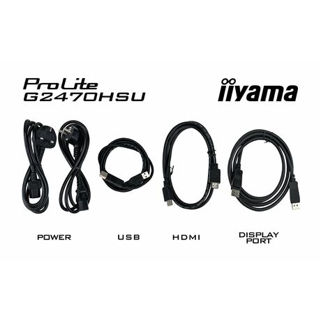 iiyama G-MASTER G2470HSU-B6 computer monitor 60.5 cm (23.8") 1920 x 1080 pixels Full HD LCD Black