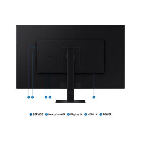Samsung S70D computer monitor 81.3 cm (32") 3840 x 2160 pixels 4K Ultra HD LED Black