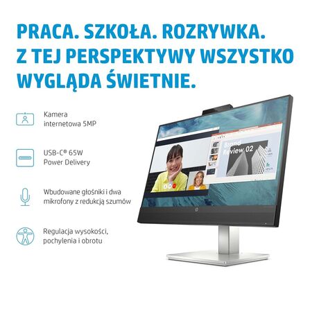 HP E24m G4 FHD USB-C Conferencing Monitor