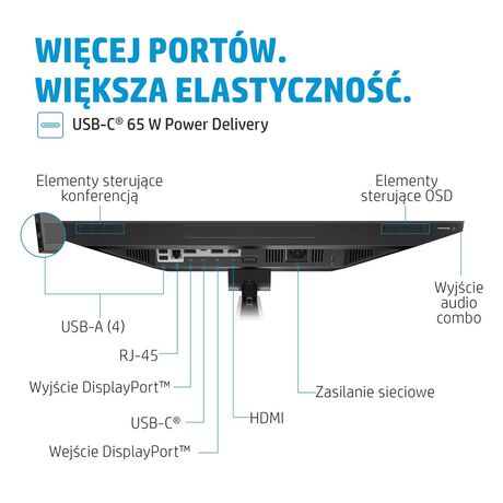 HP E24m G4 FHD USB-C Conferencing Monitor